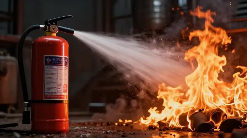 Chemical mist strikes fierce, fiery industrial inferno